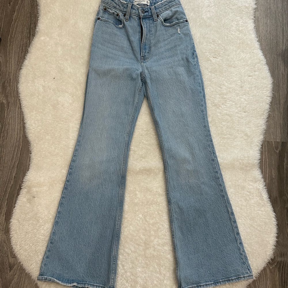 Abercrombie & Fitch Vintage High Rise Flare Jeans